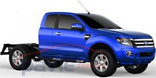 2011 Ford Ranger Cab Chassis Spy Photos